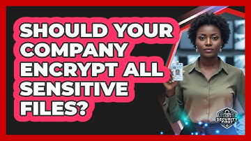 Should Your Company Encrypt All Sensitive Files?