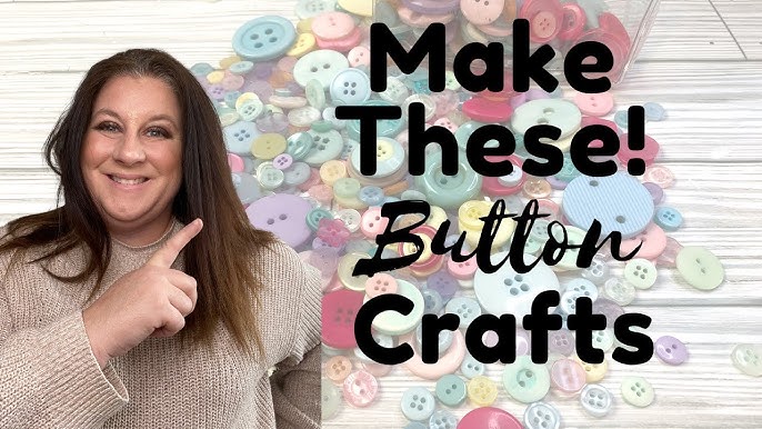 Crafts Made with Buttons, Upcycle Art