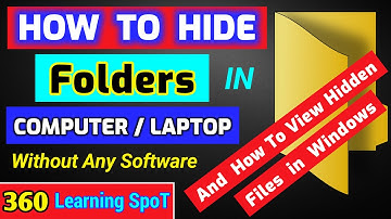 How To Hide Folder in Windows 10 |How To Hide Files |Show Hidden Files Windows 10 |Hide Folders