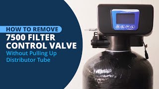 How to Remove 7500 Filter Control Valve without Pulling up Distributor Tube