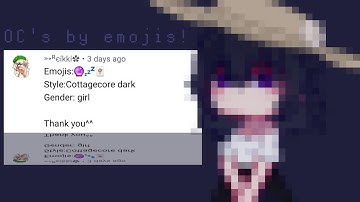 OCs by emojis ! ( SLIGHT BLOOD WARNING ! )