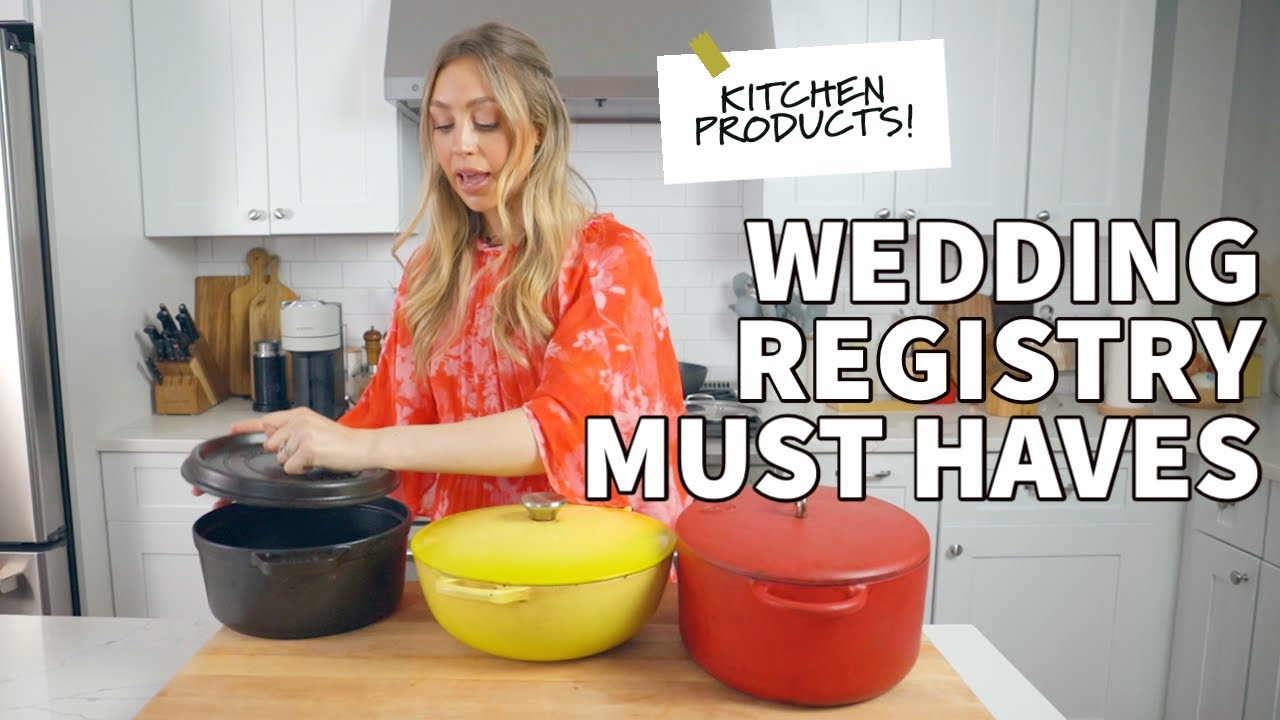 Wedding Registry MUST HAVES for Cooking | the BEST Pots Pans, Kitchen