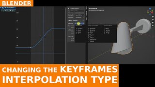 BLENDER Quick Tip - Changing the interpolation type between keyframes
