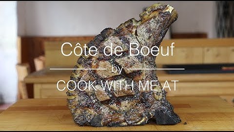 Côte de Boeuf - London Broil on the Weber - COOK WITH ME AT