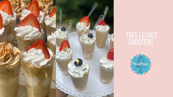 Berries & Cream Tres Leches Cake Parfait Cups (video) - Tatyanas Everyday  Food