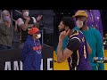 Anthony Davis and LeBron James trolling Spike Lee 🤭 Lakers vs Knicks