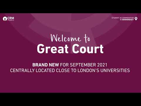 Great Court Student Accommodation, Bermondsey by Tide and Vision - CGI Virtual Tour 2021