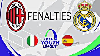 PENALTIES | AC Milan U19 4-3 Real Madrid U19 | UEFA YOUTH LEAGUE