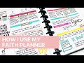 How I Plan In My Faith Planner #planwithme #faithplanwithme #happyplanner