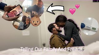 TELLING OUR FRIENDS AND FAMILY WE ARE PREGNANT *How we found out*