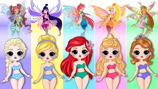 Disney Princess Get Winx Club Fairy Fashion | 30 DIYs Fun For Kids screenshot 4