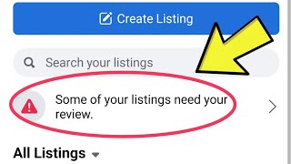 Some Of Your Listings Need Your Review | Fb Marketplace Me Duplicate Listing Kya Hai | Facebook