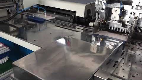 Fully Automatic Notebook Punching Machine High Speed For Industry