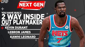 BEST 2-WAY INSIDE-OUT PLAYMAKER BUILD (C) ON NBA 2K21!