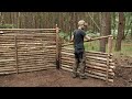 Building a Bushcraft Survival Shelter: The Walls