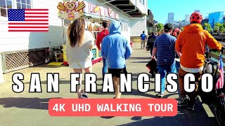 Walking Pier 39 in SAN FRANCISCO 4K 60fps