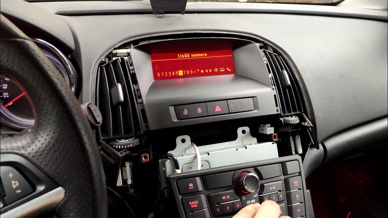 Как снять магнитолу астра j Снятие магнитолы (штатного ГУ) Opel Astra J (GTC), чтобы выпаять линейные выходы