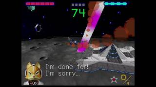 Star Fox Command - All Pilot Deaths & Game Over