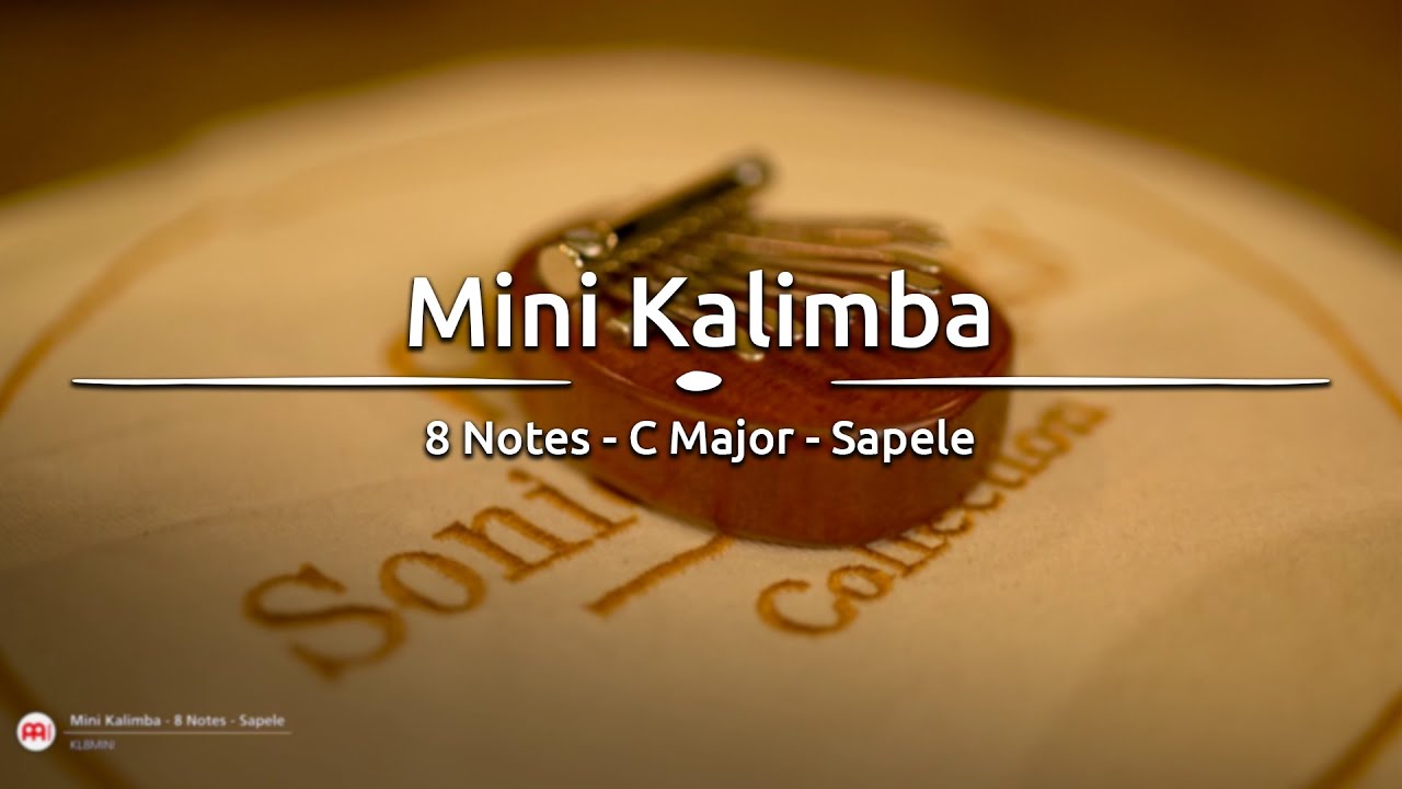 Mini Kalimba, 8 notes, Sapele - KL8MINI - Meinl Sonic Energy 