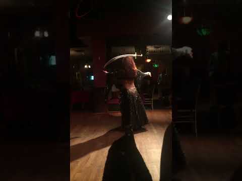 Melina belly dances with the Fred Elias Ensemble