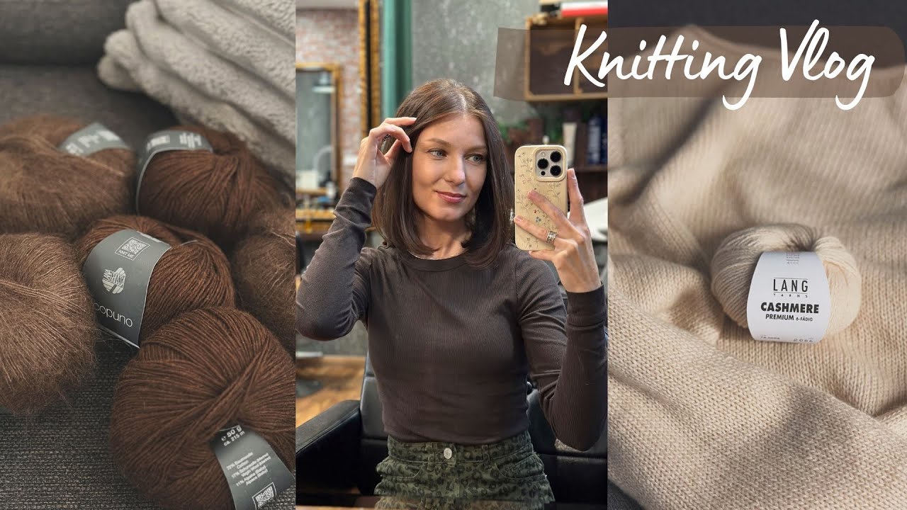 Вязальный влог: связала Ivy blouse • Джемпер из 100% кашемира • Новая пряжа и проект • Носки!