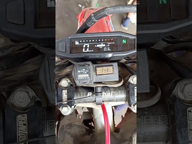 DIGITAL SPEED METER INSTALLED XR200 class=