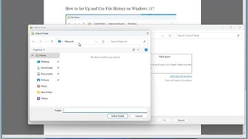 Set Up & Use File History on Windows 11