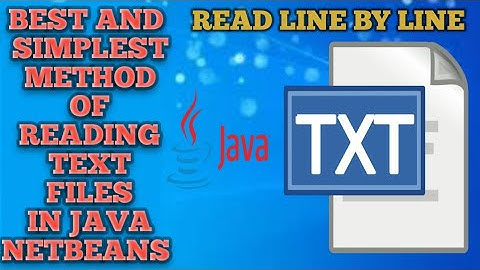 How to Read Text File Java NetBeans line by line | Reading text file in java | Java read text file