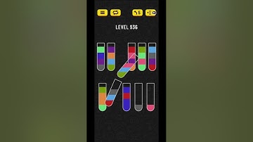 Water sort puzzle level 936