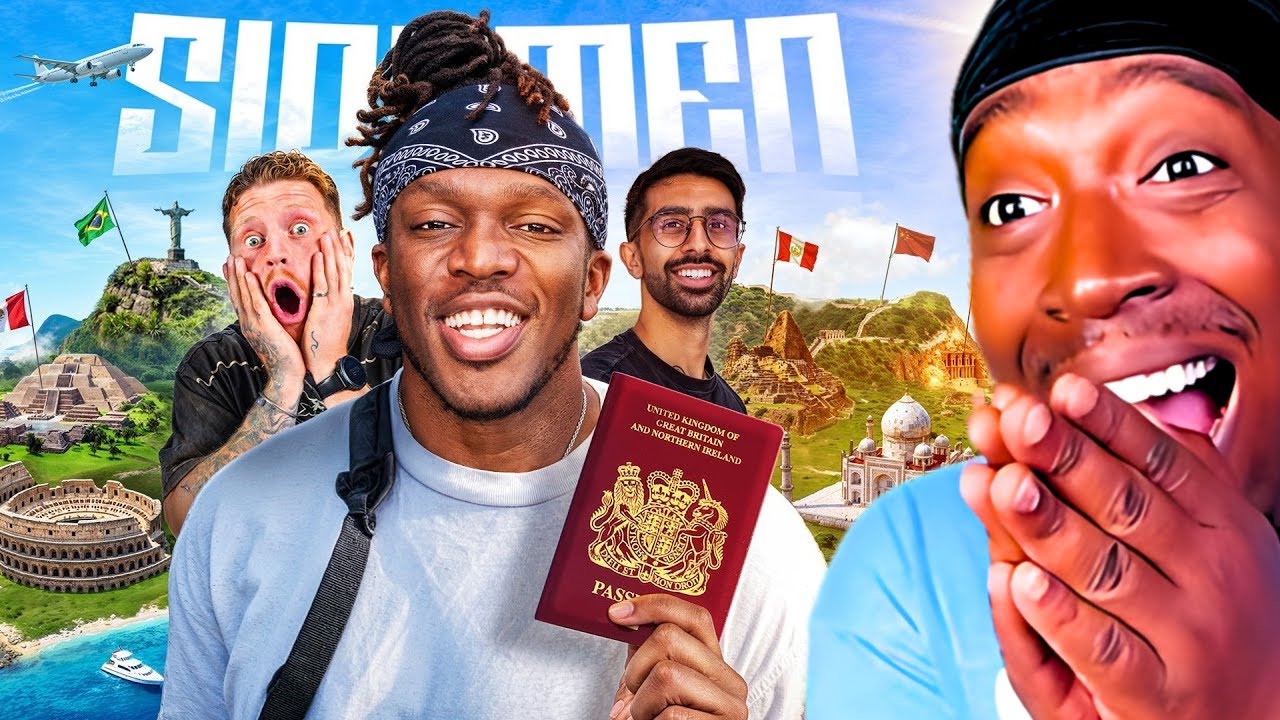 SIDEMEN SURVIVE THE 7 WONDERS OF THE WORLD (REACTION)
