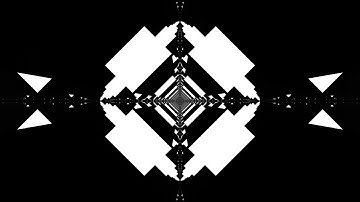 B&W Retro Geometric Corridor - 4K Moving Background #AAVFX