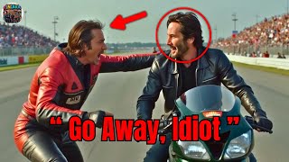 Keanu Reeves Was Insulted At MotoGP—Until The Crowd Saw His Name On The Screen!