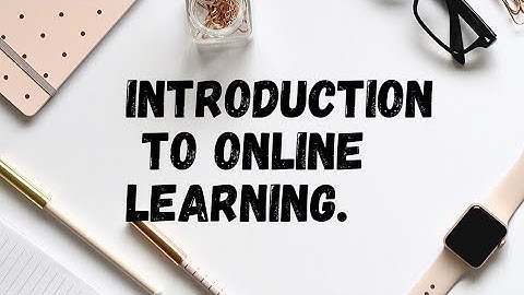 Online Learning Introduction Video | Teaching Online