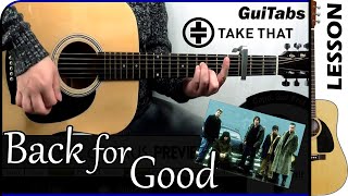 How to play BACK FOR GOOD 💔 - Take That / Guitar Lesson 🎸 / GuiTabs #173