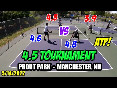 Pickleball 4.5 Tournament π | Round 1 - Jacky(3.9)/Chris(4.5) vs Rithy(4.8)/Tacyanno(4.6) - 5/14/22