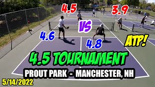 Pickleball 4.5 Tournament 🏆 |  Round 1 - Jacky(3.9)/Chris(4.5) vs Rithy(4.8)/Tacyanno(4.6) - 5/14/22