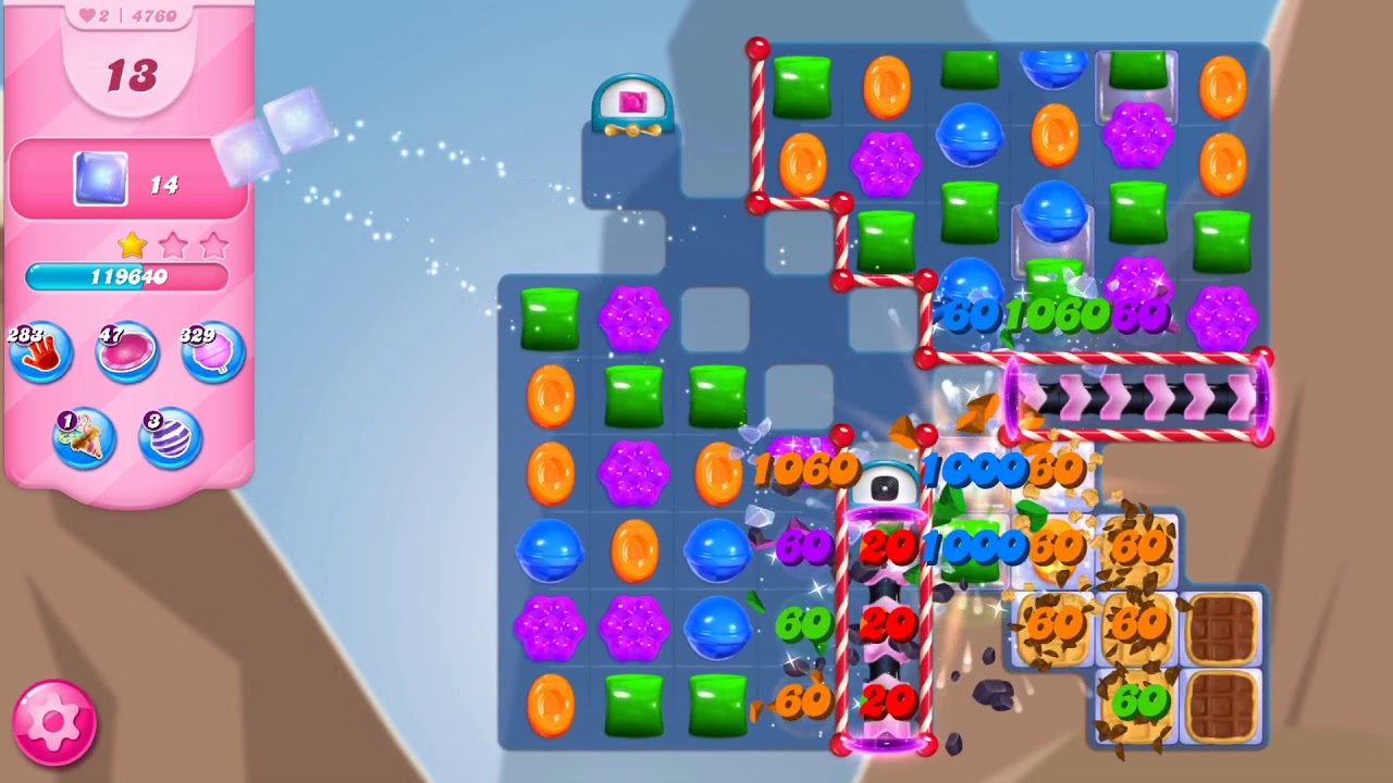 Candy Crush Saga - Level 4760 - No boosters ☆☆☆