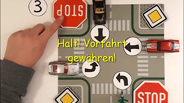 Wer hat Vorfahrt in einer Kreuzung?