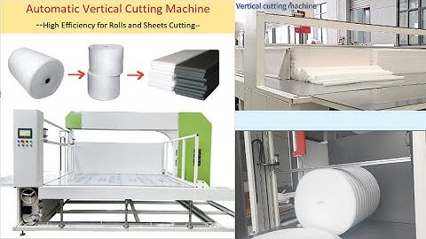 Automatic Vertical cutting machine for EPE Foam Sheet & Roll