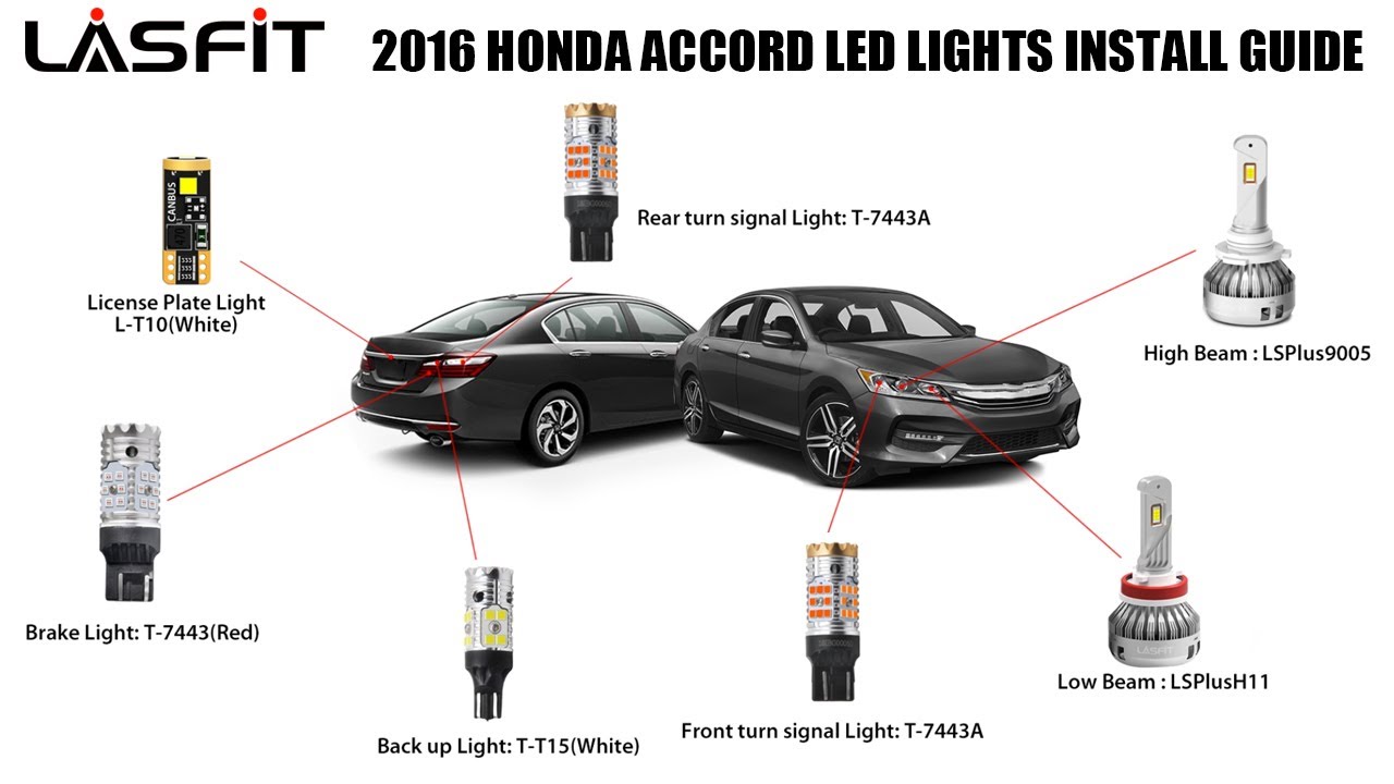 2x Alla Lighting Turn Signal Blinker Light Lamp White LED Bulb for Honda Accord 