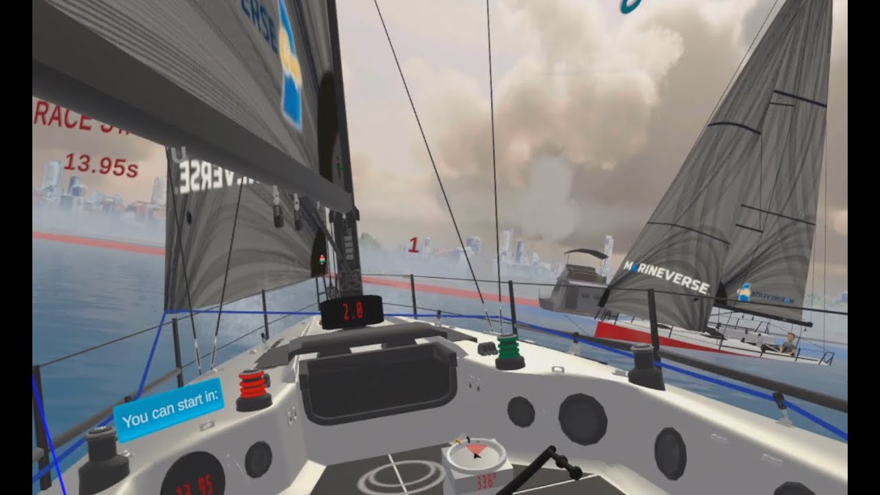 Fun race - MarineVerse Cup ( multiplayer vr sailing - 30th Oct 2023 ...