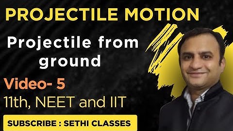 Class 11: Projectile Motion - 5 ( Equation of projectile by Er. Vikas Sethi)