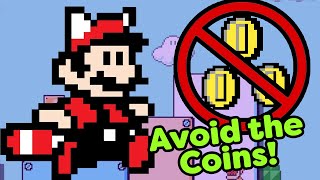 BEATING Mario 3 BUT you can't touch coins! - Challenge Accepted