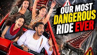 World's Most Dangerous Ride in Abu Dhabi, Ferrari World 💀🤯