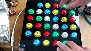 Raspberry Pi TLC59116 LED Driver & Toddler Arcade Button Toy