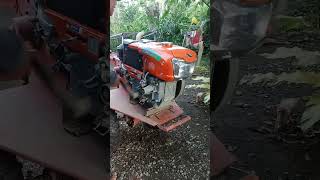 Diesel engine how to start kubota rk 80-1s Part 2