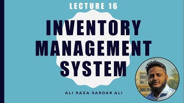 Lecture 16 : Inventory Management System URDU
