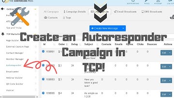 How to Create an Autoresponder Campaign in The Conversion Pros