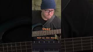 Gwar - Ham on the Bone (Bass Cover w/Tabs) #gwar #bass #guitar #cover #jam #metal #rock #bassist