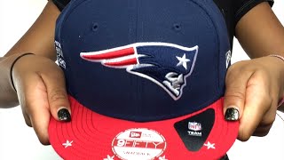 Patriots 'NFL STAR-TRIM SNAPBACK' Navy-Red Hat by New Era